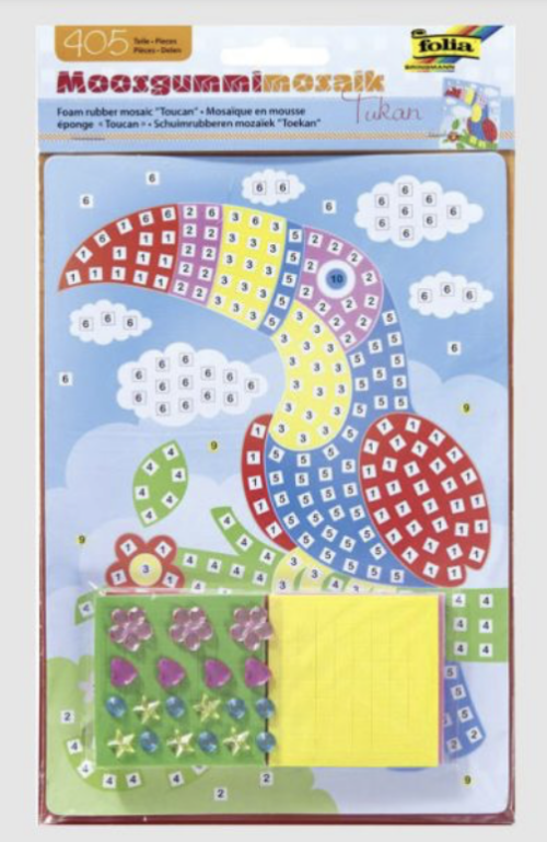 Μωσαϊκό Με Ψηφίδες, 405τμχ, Εξωτικό Πουλί